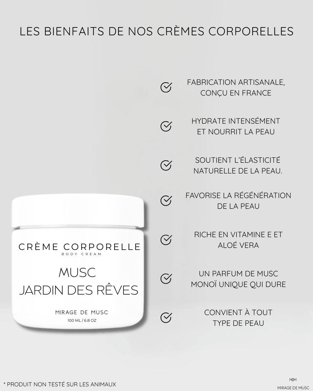 CRÈME CORPORELLE - MUSC JARDIN DES RÊVES