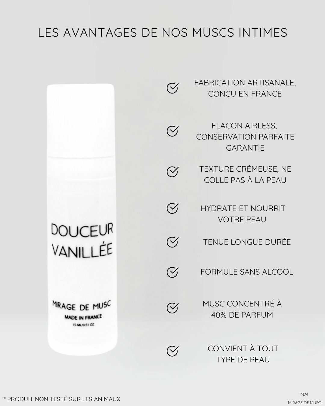 MUSC INTIME DOUCEUR VANILLÉE - 15 ML