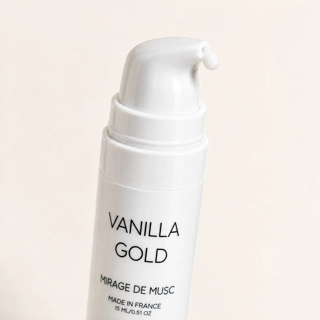 Le flacon airless Vanilla Gold de 15 ml
