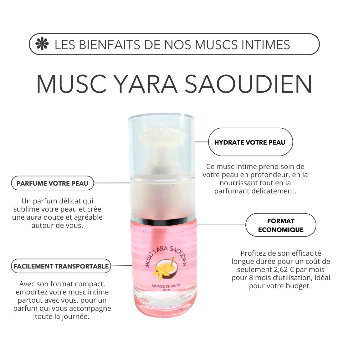 MUSC INTIME YARA SAOUDIEN - 20 ML