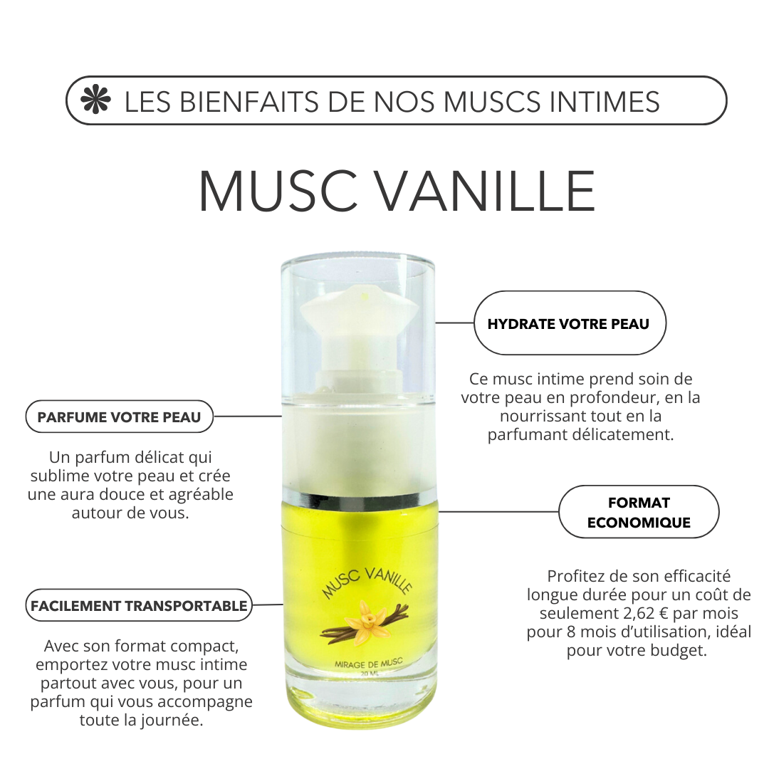 MUSC INTIME VANILLE - 20 ML