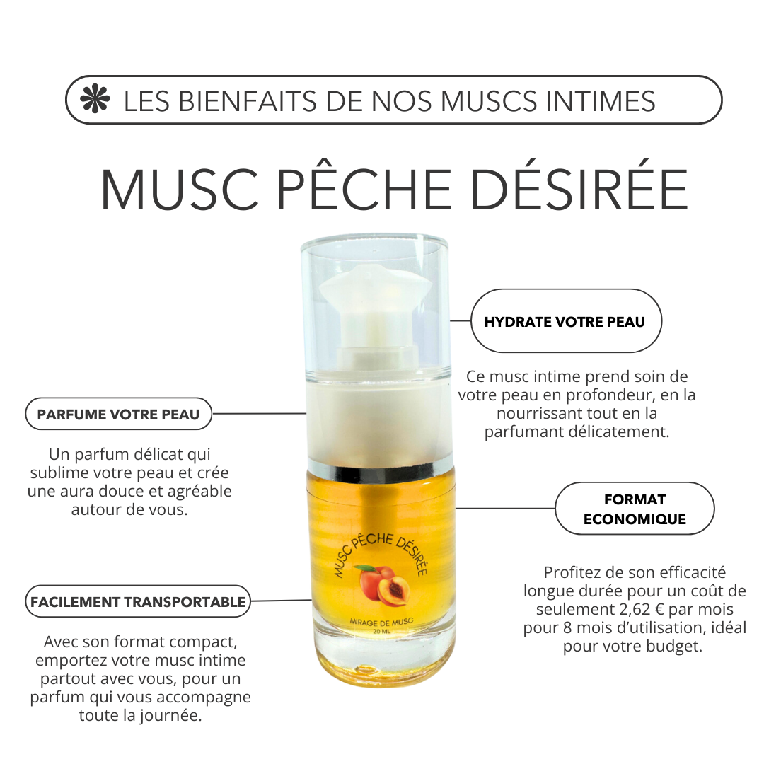 MUSC INTIME PÊCHE DÉSIRÉE - 20 ML