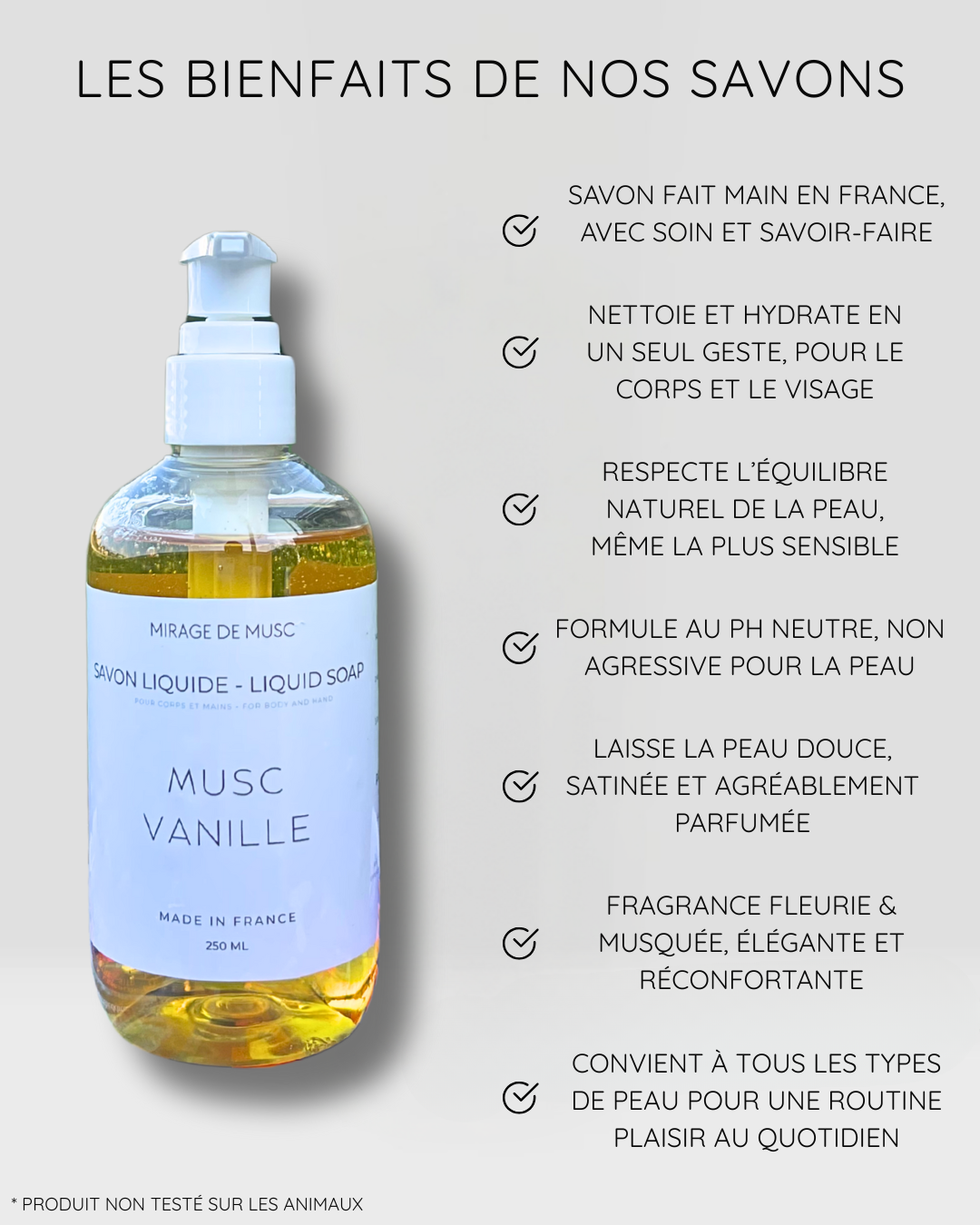 SAVON 2 EN 1 - MUSC VANILLE
