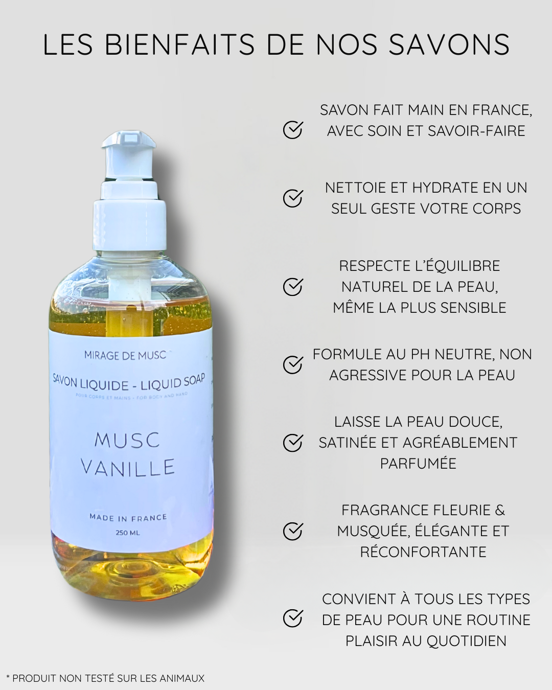 SAVON 2 EN 1 - MUSC VANILLA