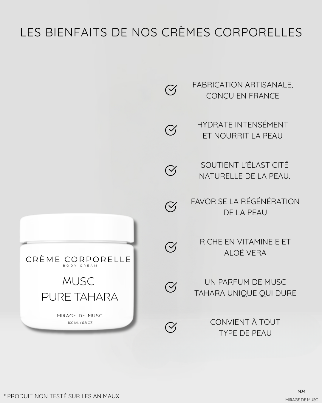 CRÈME CORPORELLE - MUSC PURE TAHARA