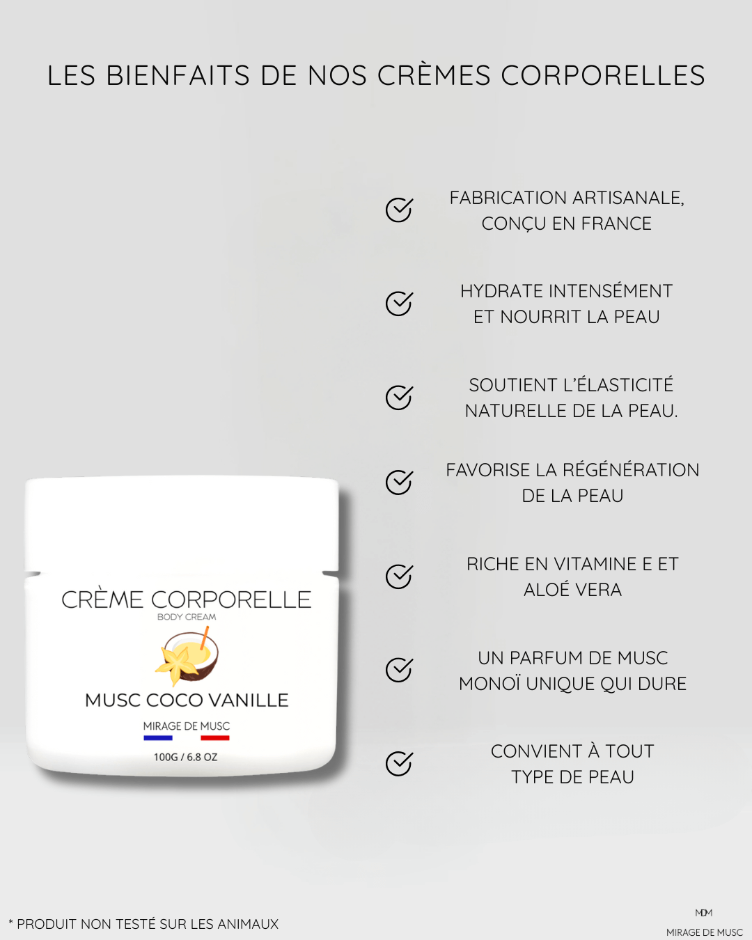 CRÈME CORPORELLE - MUSC COCO VANILLE