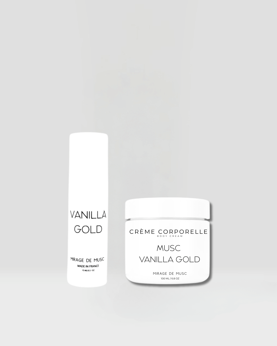 Pack Duo Crème & Musc Vanilla Gold – Routine Complète