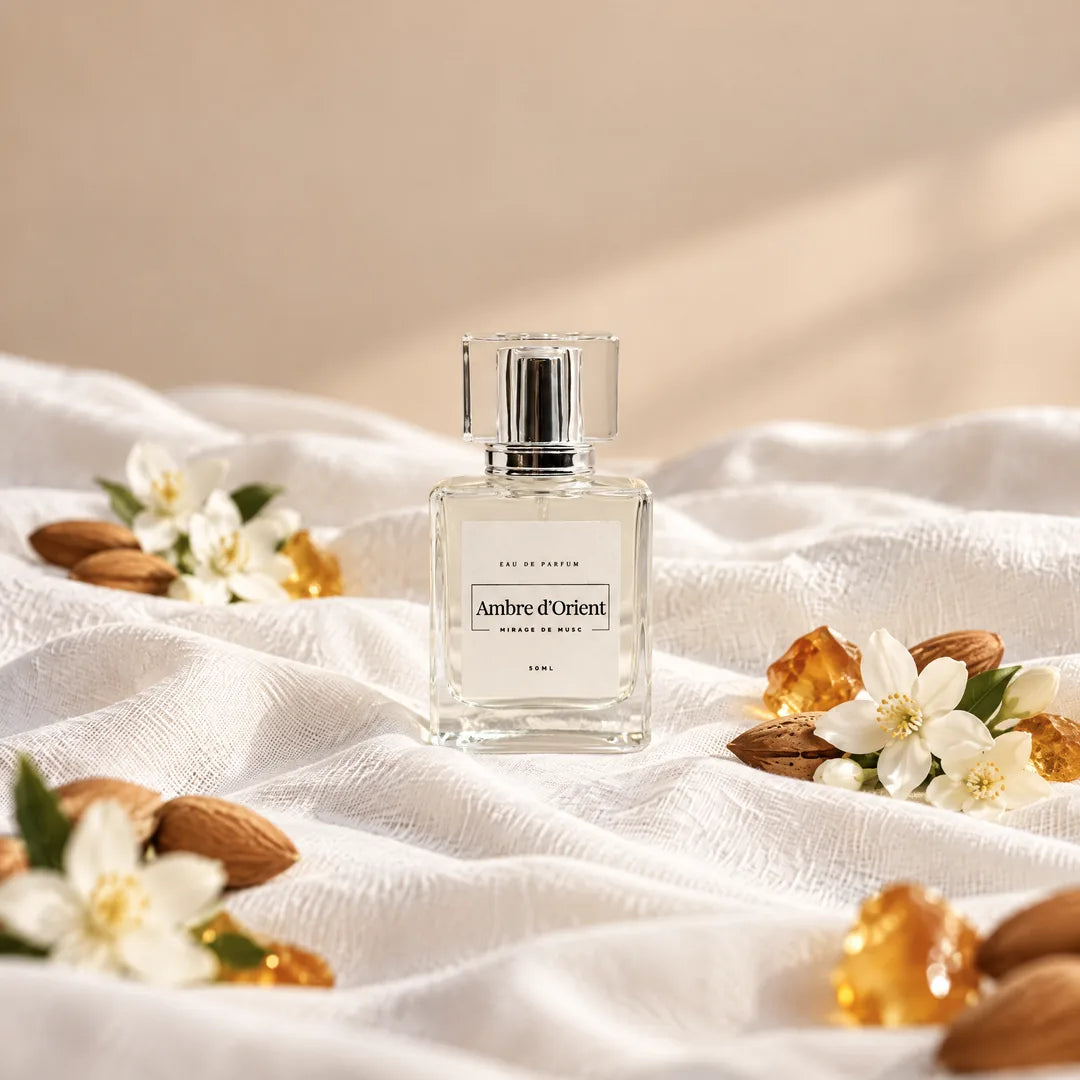 Ambre d’Orient et sa pyramide olfactive