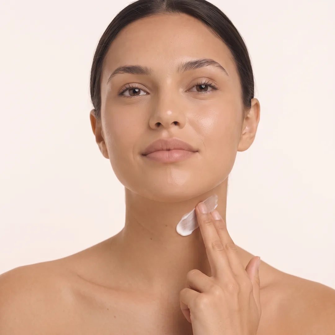La texture de la crème Soleil Blanc