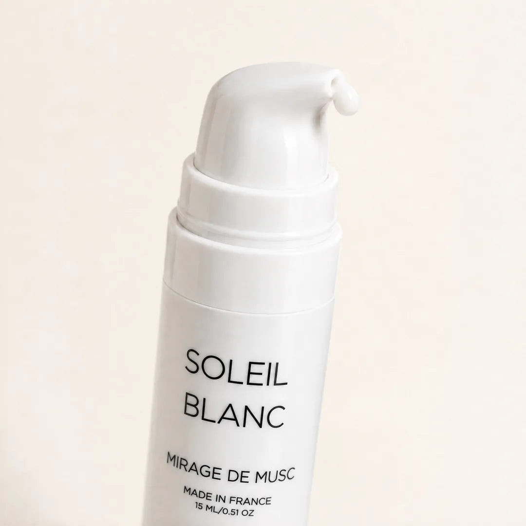 Le flacon airless Soleil Blanc de 15 ml